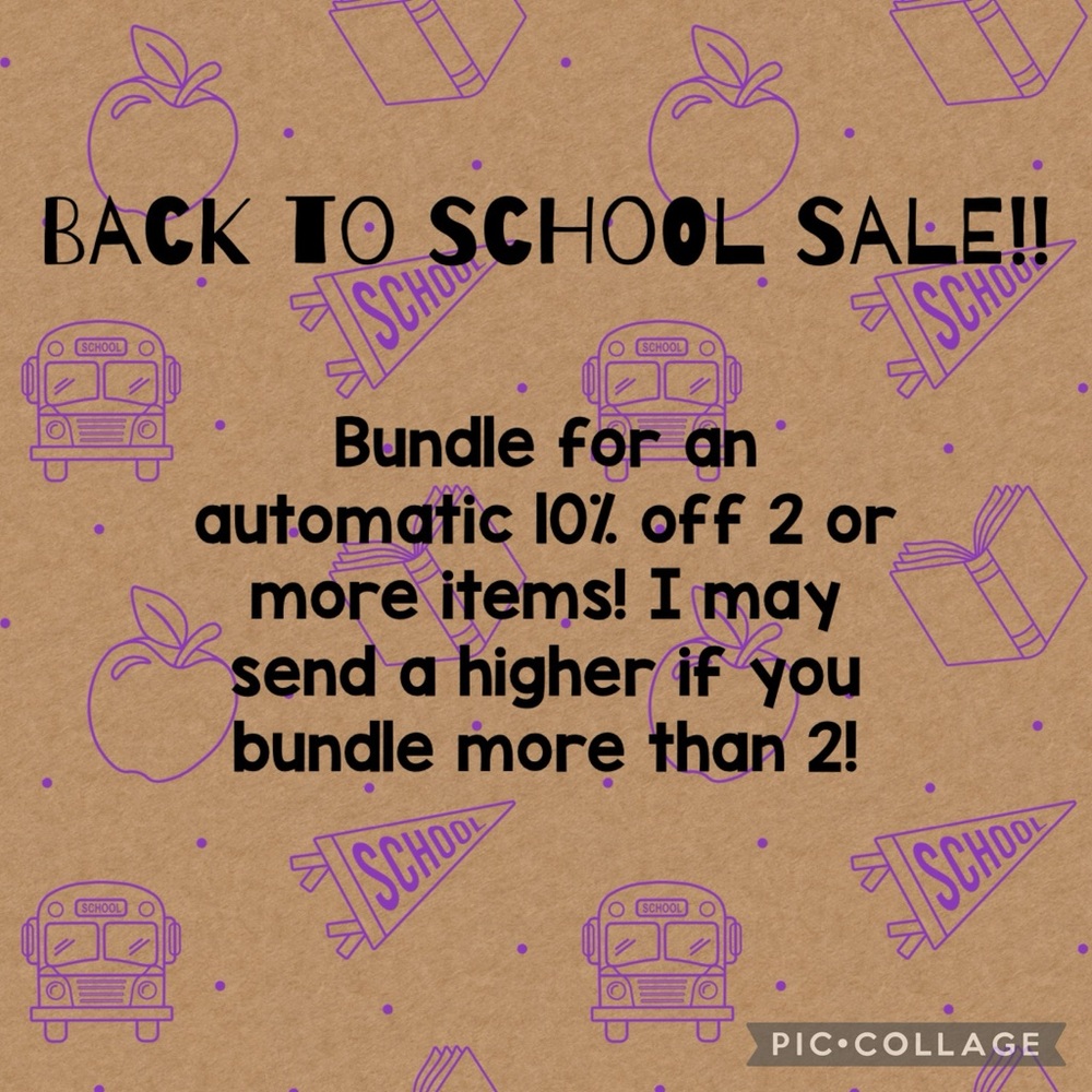 ✏️Back to School Sale📝